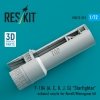 RESKIT RSU72-0315 F-104 (A, C, D, J, G) Starfighter exhaust nozzle for Revell/Monogram kit (3D Printed) 1/72